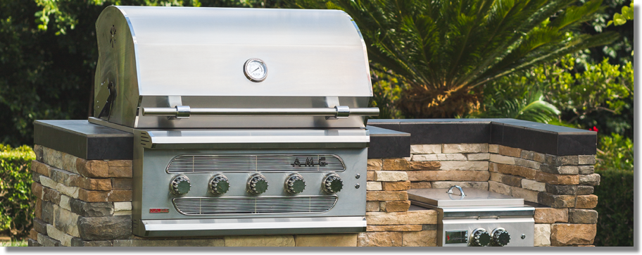 American Muscle Grill, Built-In Grill, Freestanding Grill, Custom Outdoor Kitchens