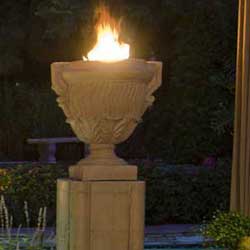 Piage Fire Urn, American Fyre Designs Fire Pits, Custom Outdoor Kitchens