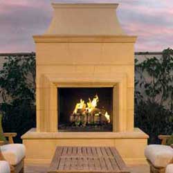 Cordova Fireplace, American Fyre Designs Fireplaces, Custom Outdoor Kitchens