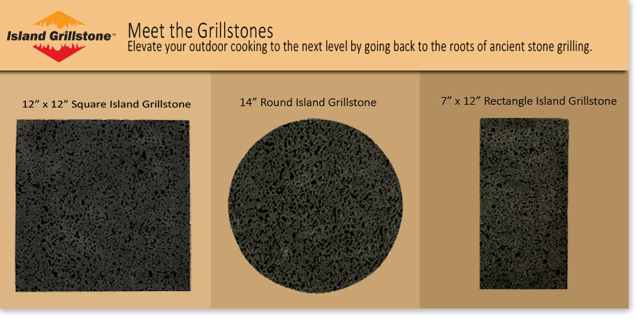 Island Grillstone,Easy to Use, No Flare Ups